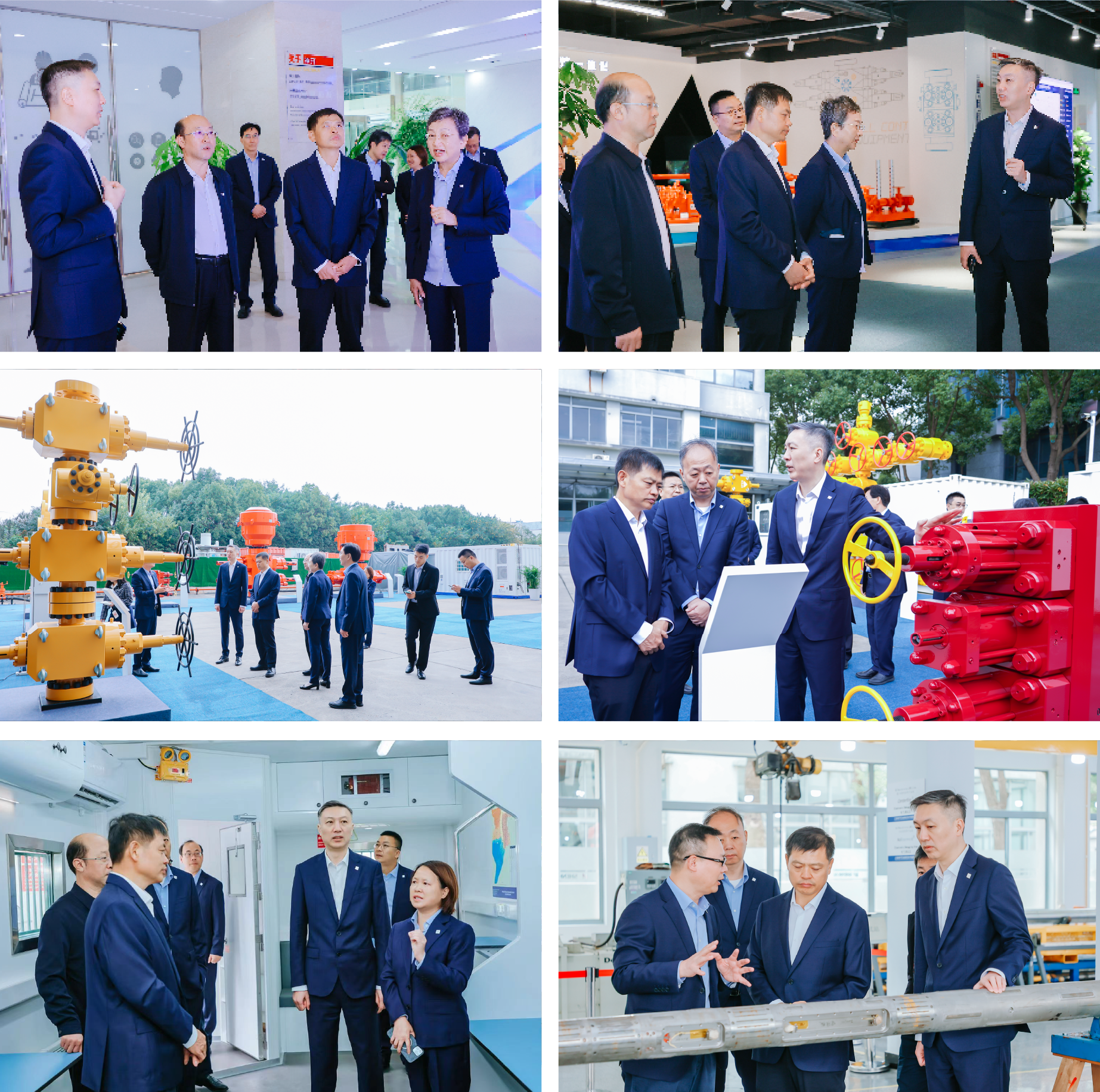 中國石化領(lǐng)導(dǎo)劉會友、張建闊一行蒞臨神開參觀考察(圖3)