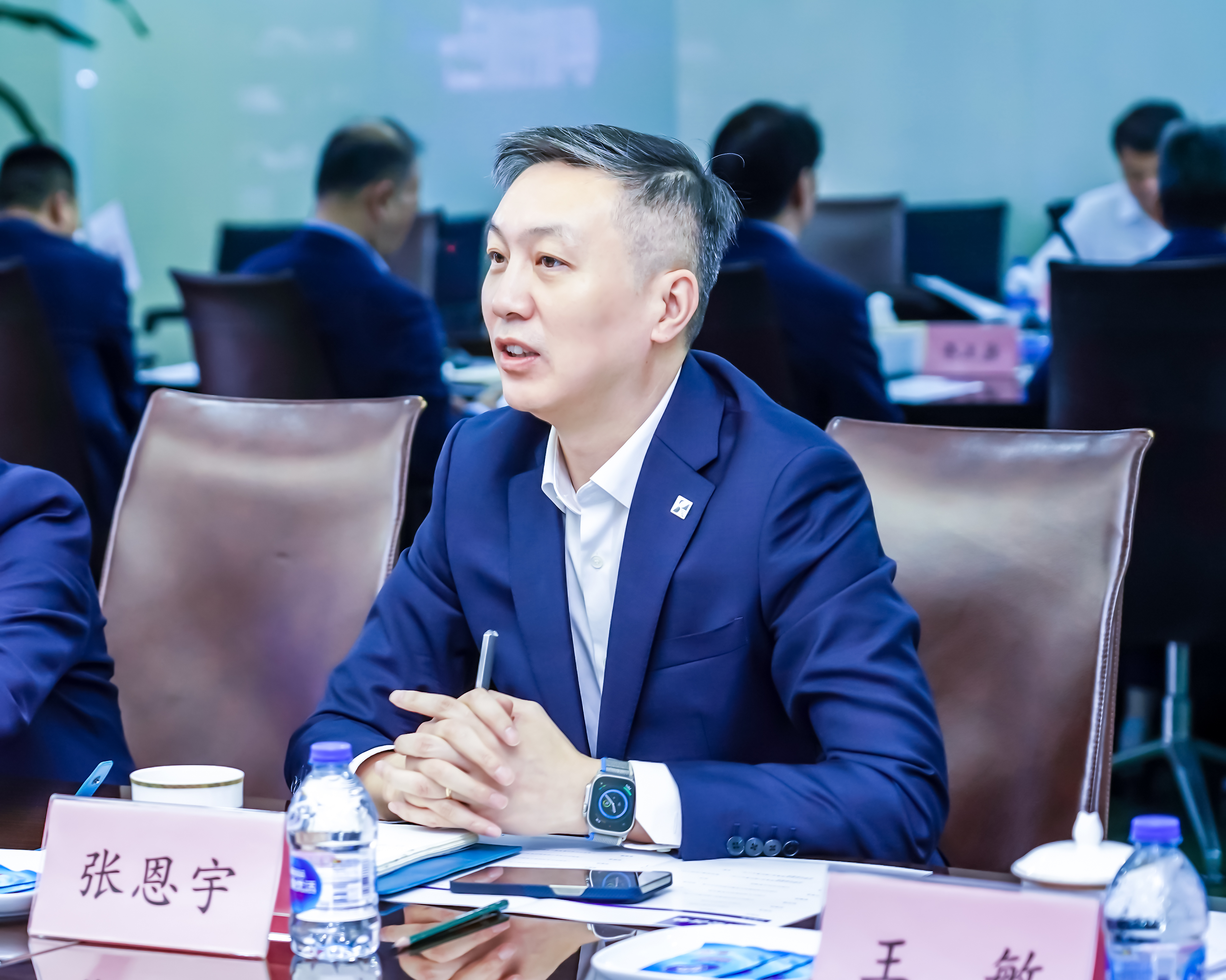 中國石化領(lǐng)導(dǎo)劉會友、張建闊一行蒞臨神開參觀考察(圖8)